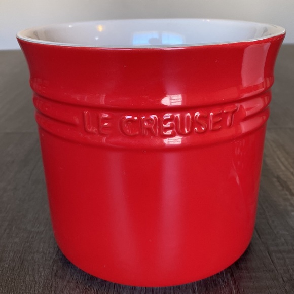 LE CREUSET| stoneware utensil crock - Picture 2 of 7